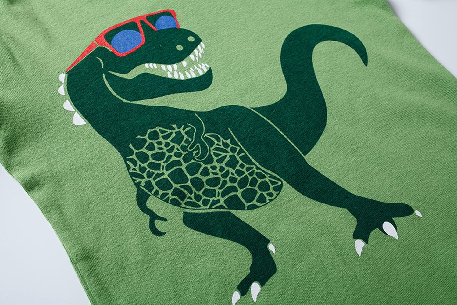 Popshion Boys Pajamas T-Rex DHS Desert Planet Dinosaur Design