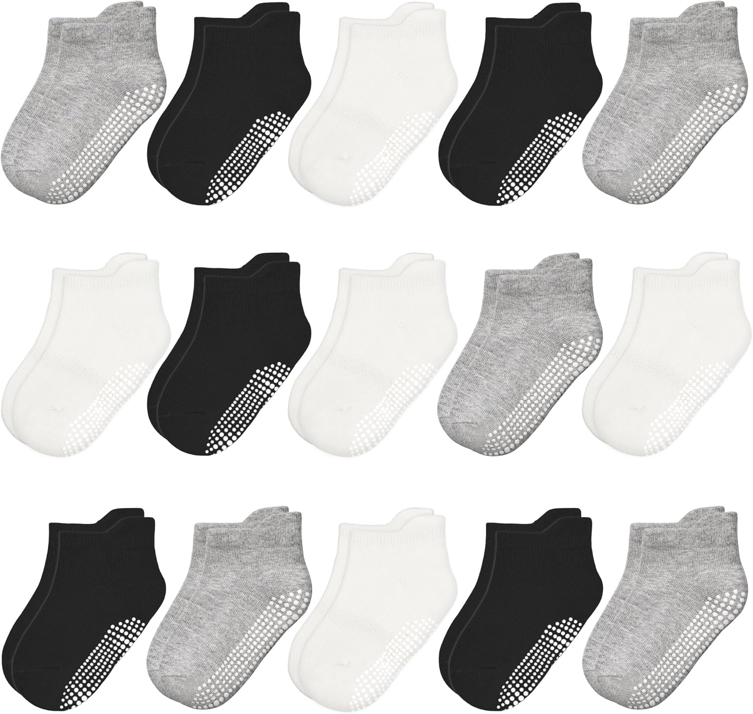 Non-Slip Toddler Socks for 1-7 Years