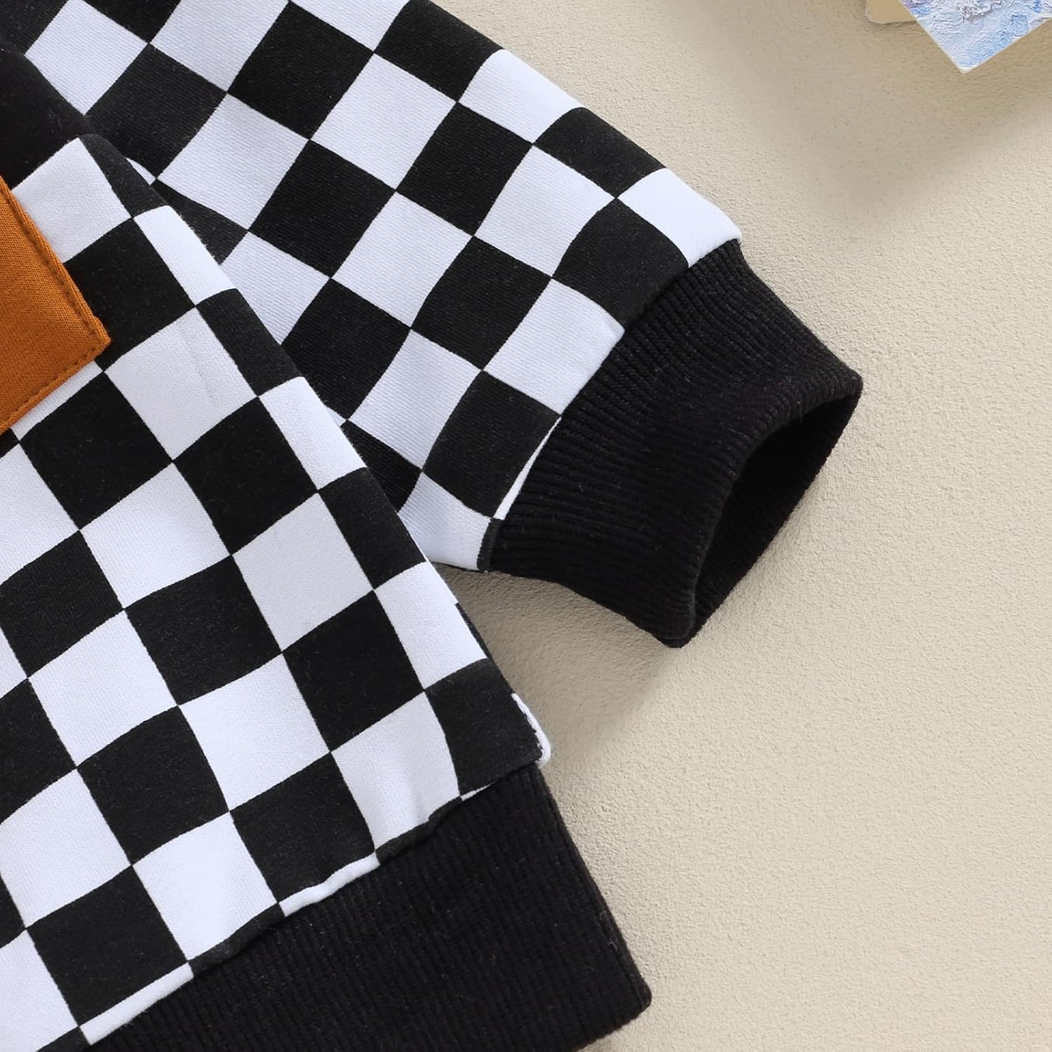 Adorable Toddler Clothing Set Checkered Overalls for Winter Fall