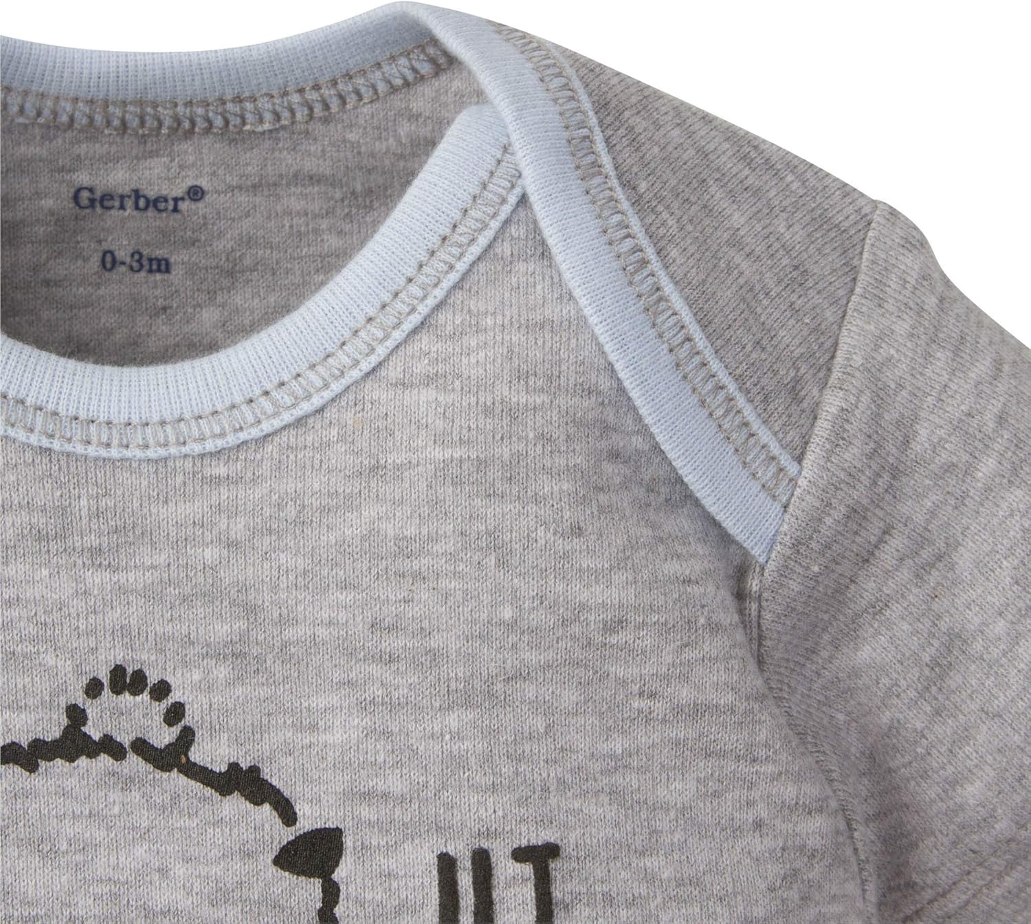 Gerber boys 5-piece ruffle pull-up variety onesies