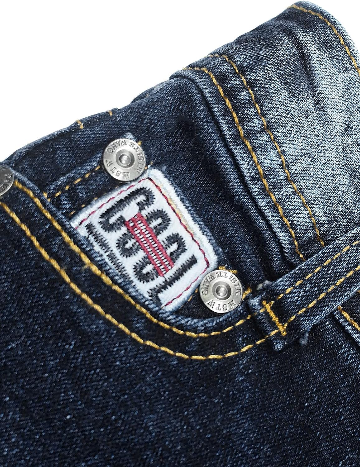 KIDSCOOL SPACE Baby Jeans Stone Washed Denim with Embroidery