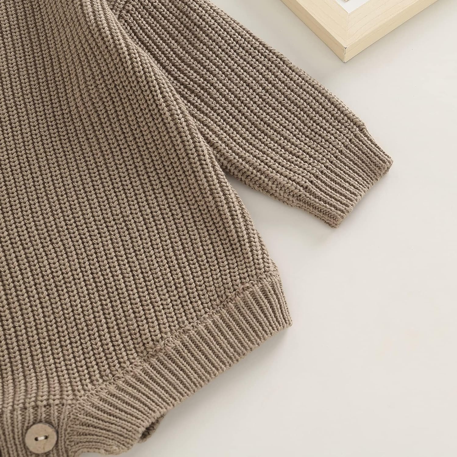 Adorable Winter romper for Baby - toddlerunisexcable knit