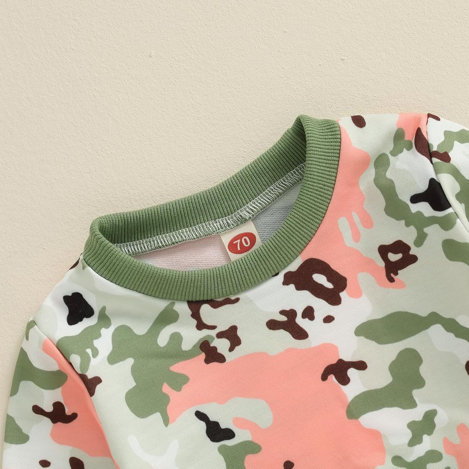Camo Sweatshirt and Jogger Pants Set for Baby Girls
