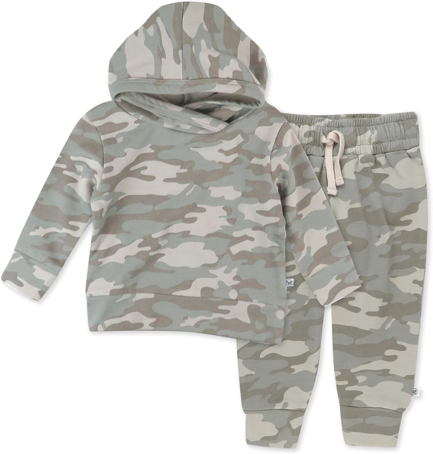 HonestBaby Organic Cotton Hoodie Pant Set for Baby Toddler