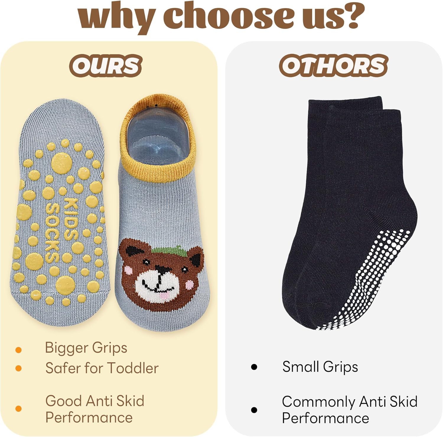 Soft Non-Slip Baby Socks for Toddlers