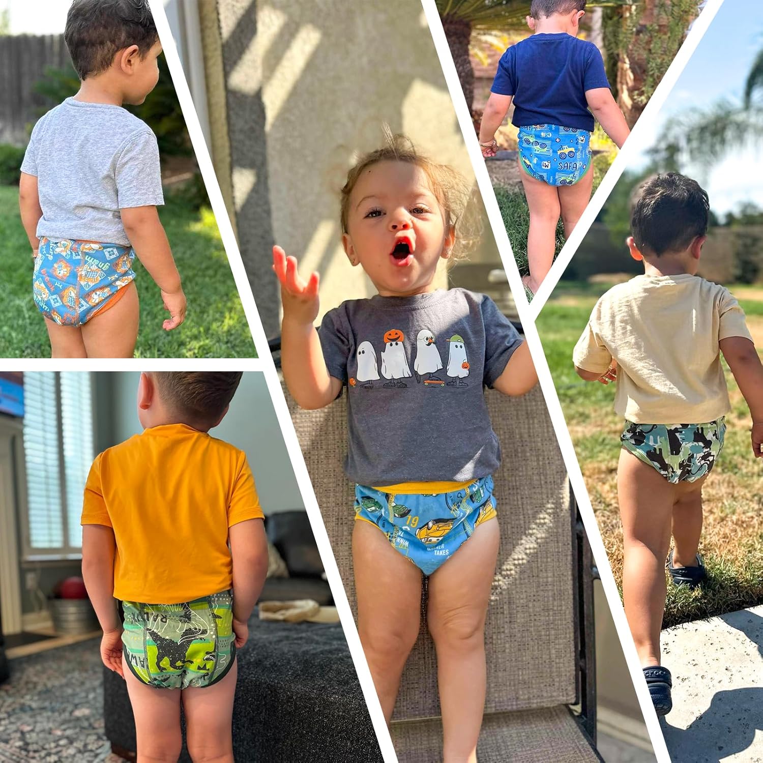 MooMoo Baby Potty Training Underwear 10 Pack for Toddlers