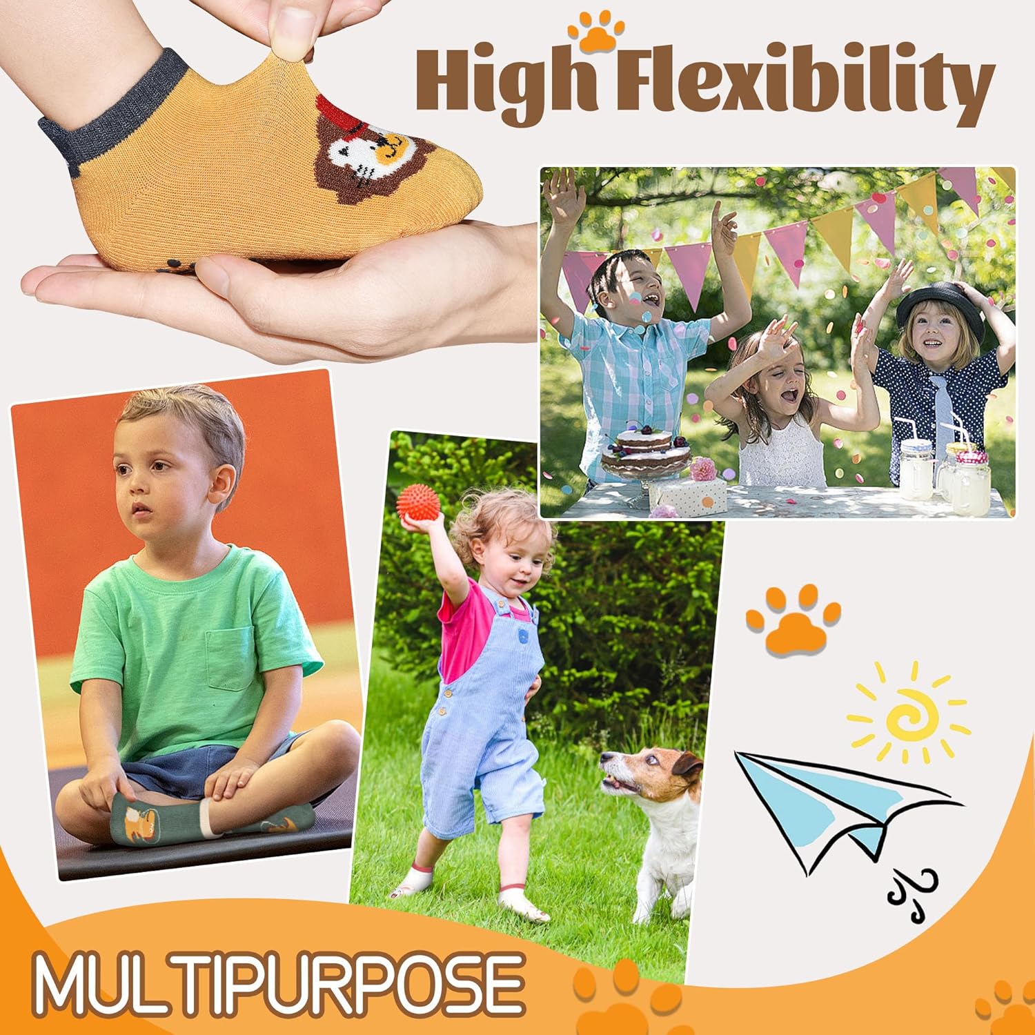 Soft Non-Slip Baby Socks for Toddlers
