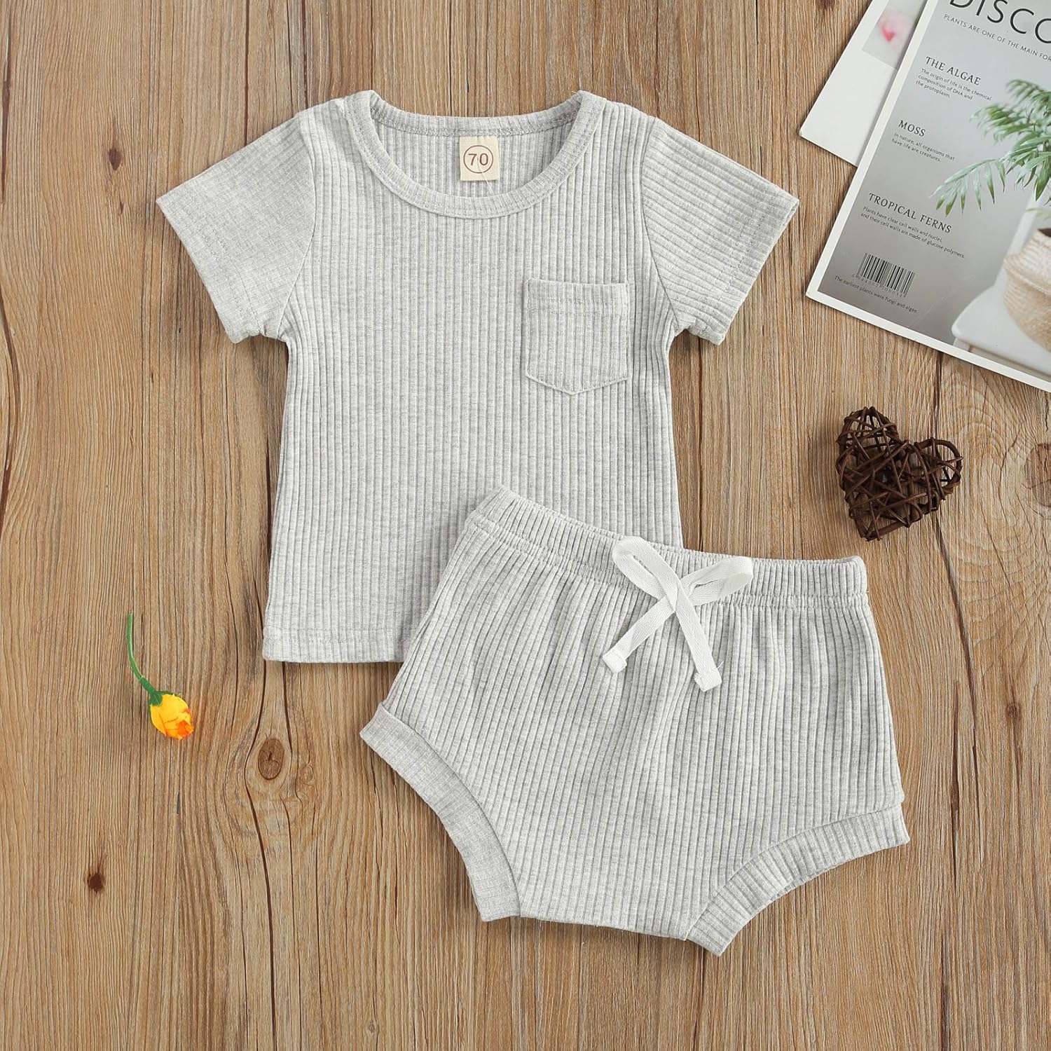 Newborn Baby Summer ROMPER SHORTS Set