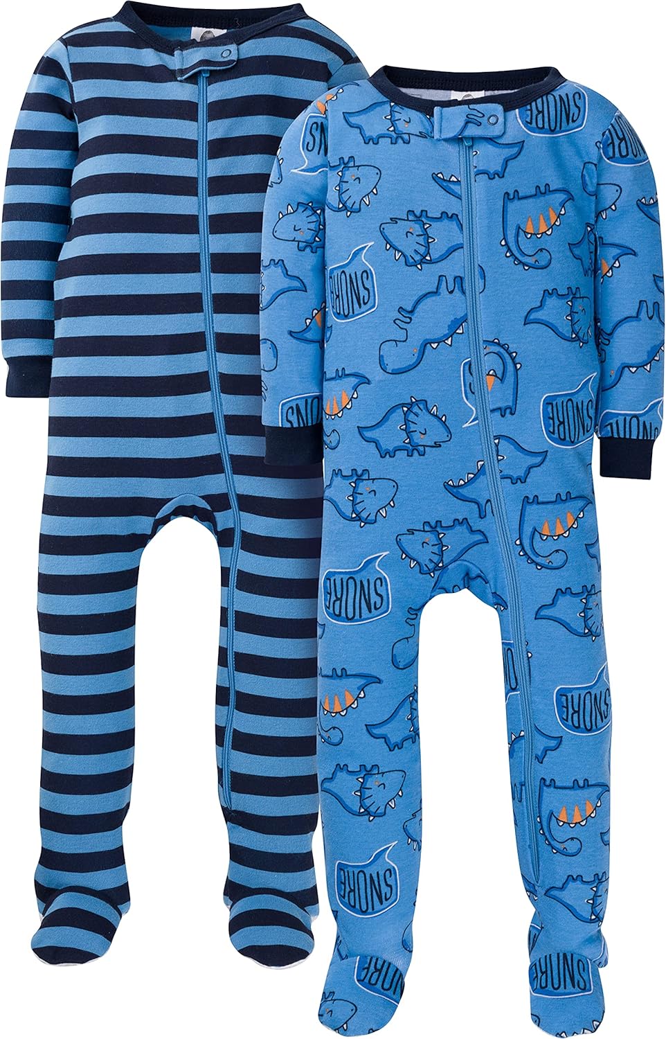 Gerber Baby Boys 2-Pack Footed Pajamas
