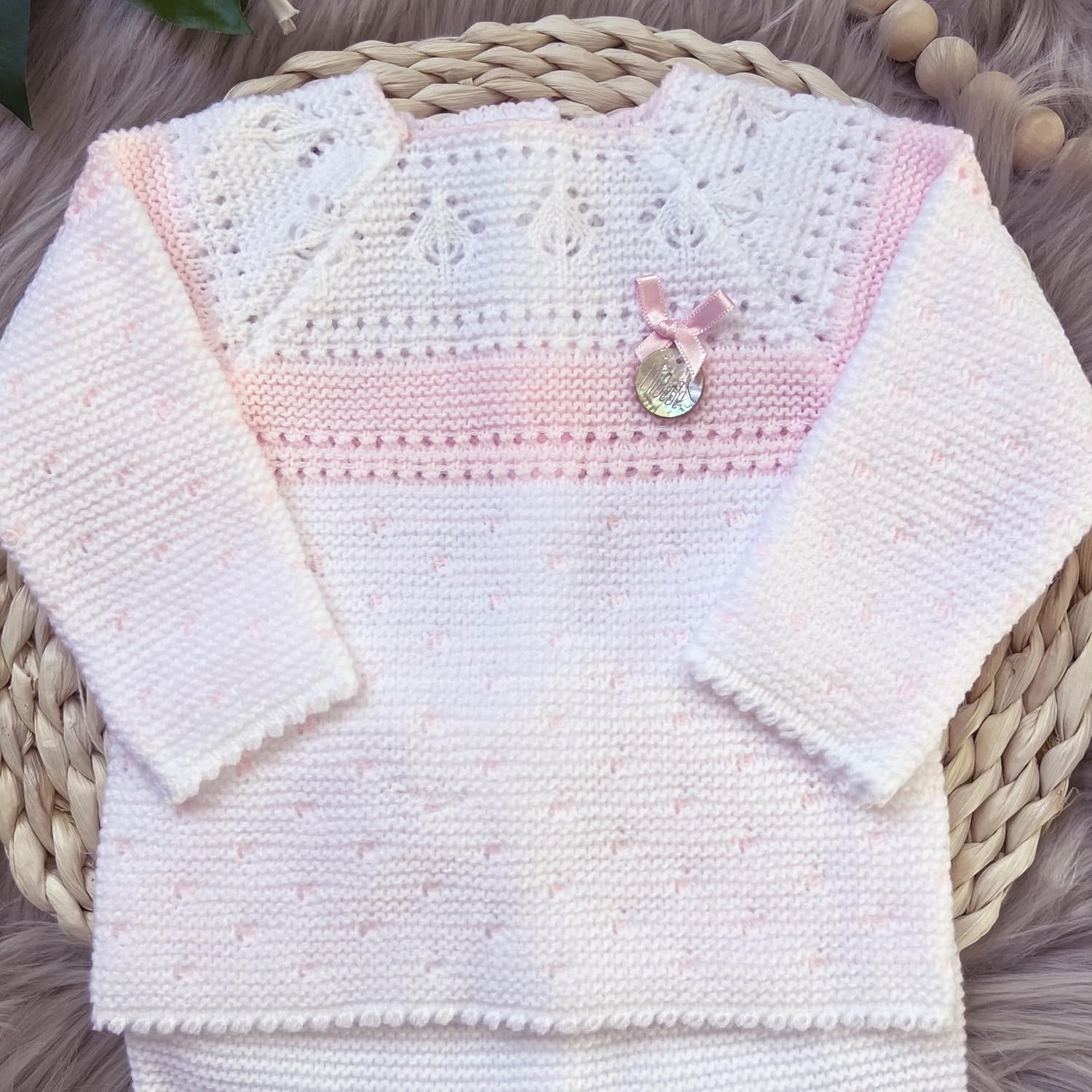 Adorable Baby Knitted Outfit
