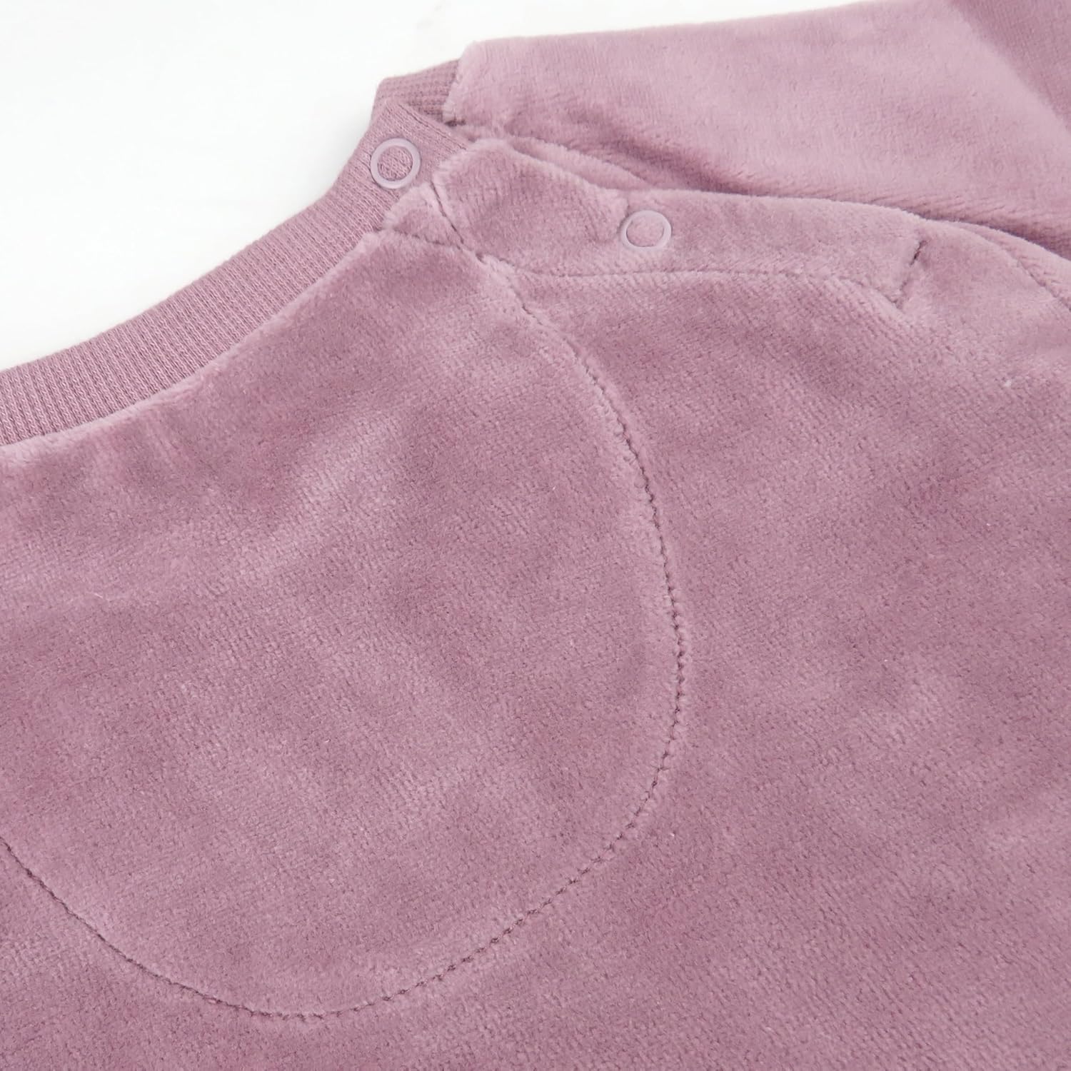 HonestBaby Velour Pullover Zip Front Sweatshirt Jogger Sweatpants Set