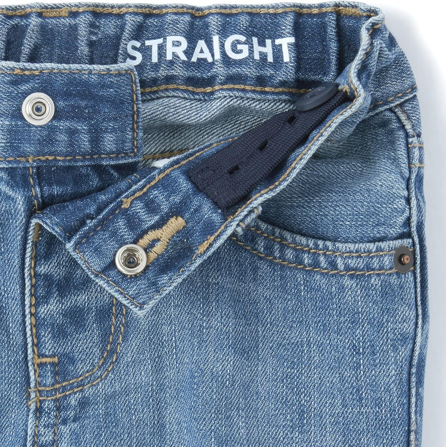 Perfect Fit Straight Leg Jeans for Baby Boys Multi-Pack D