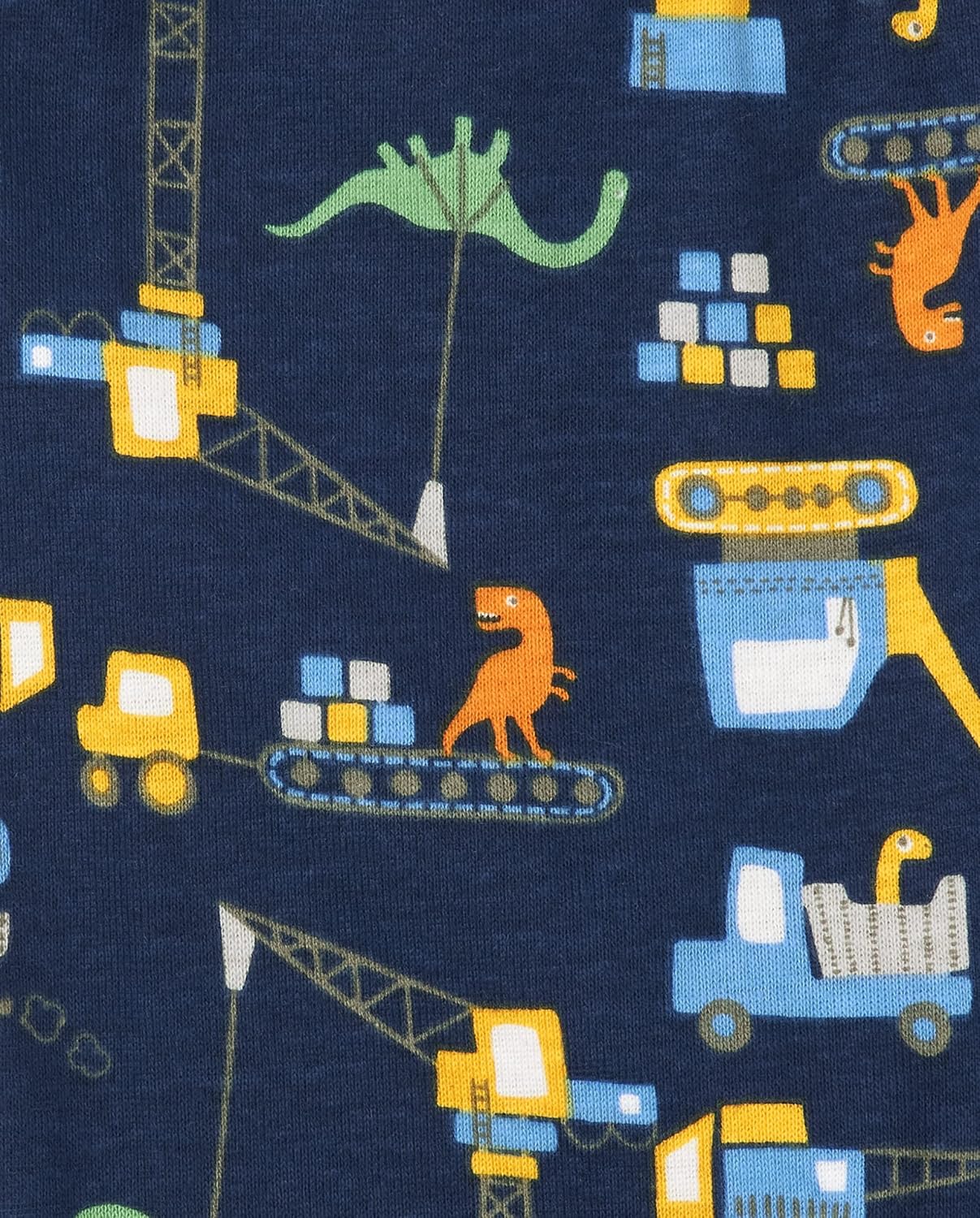 Premium Comfort Construction Vehicle Pajama Set for Boys