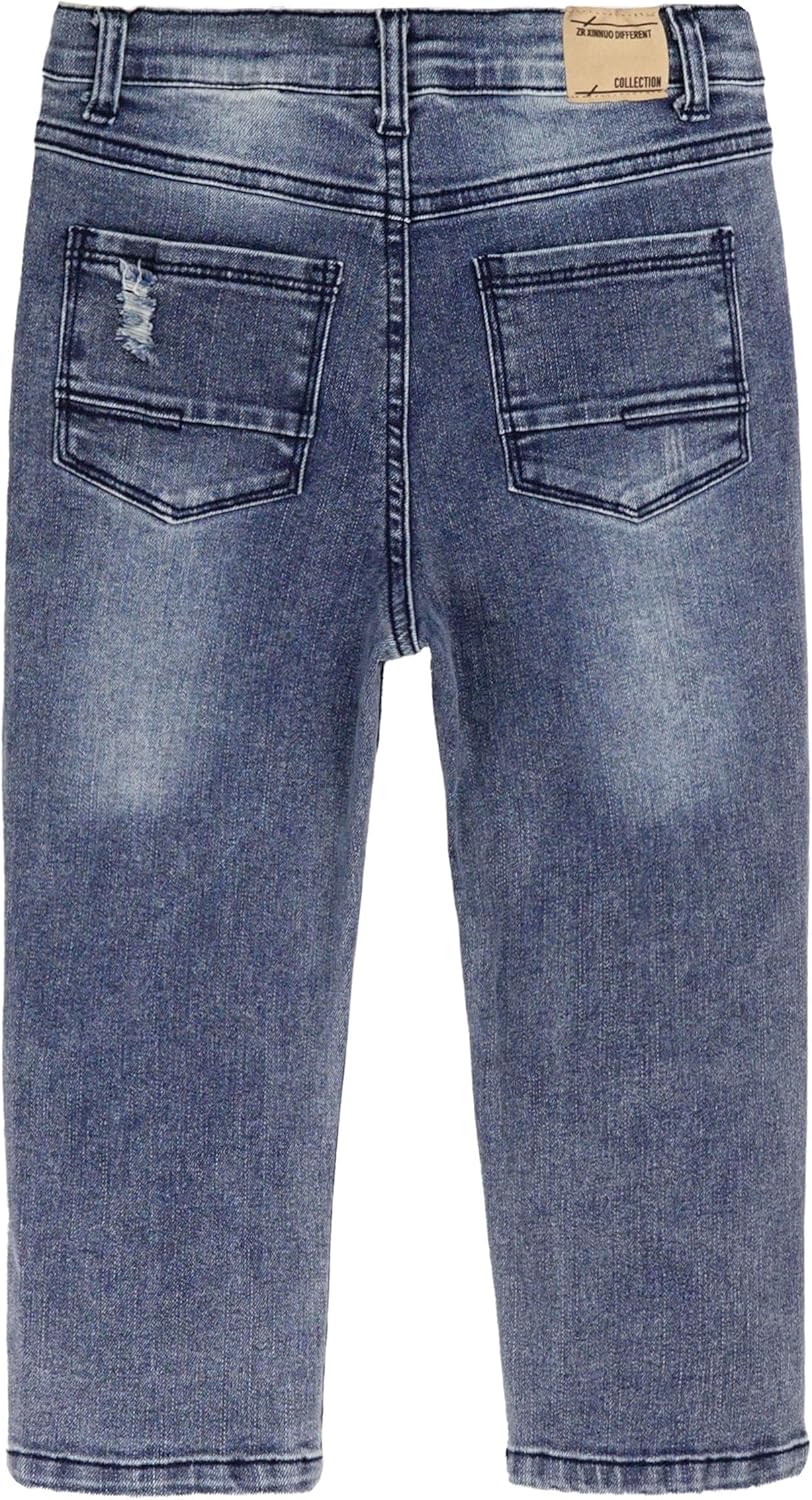 KIDSCOOL SPACE Kids Ripped Denim Jeans for Boys and Girls