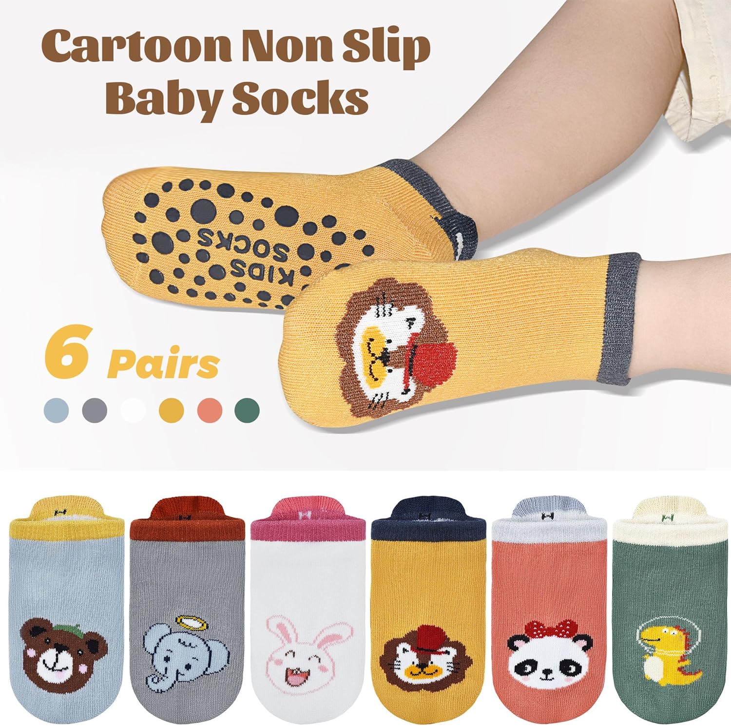 Soft Non-Slip Baby Socks for Toddlers