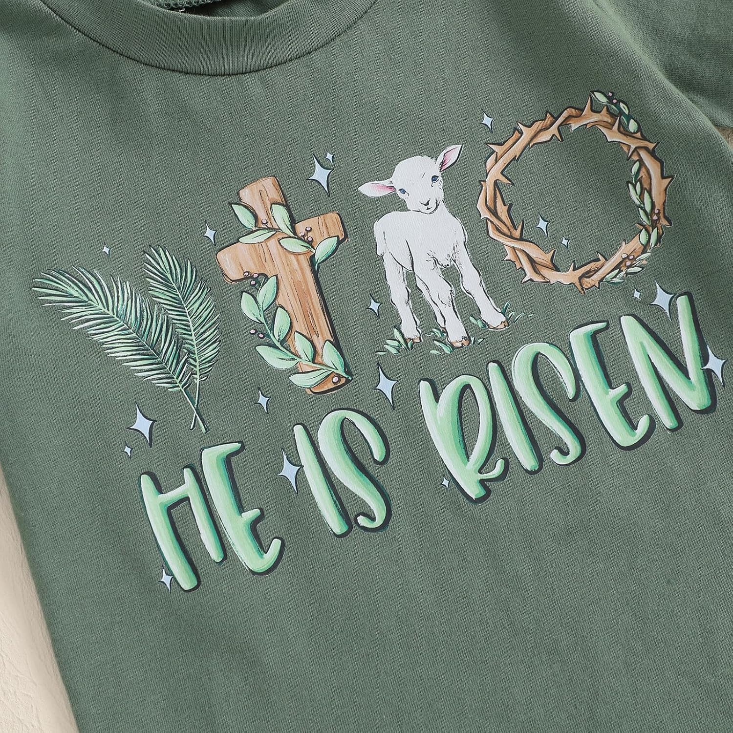 My First Easter Outfit Toddler Boy T-Shirt Pants Set