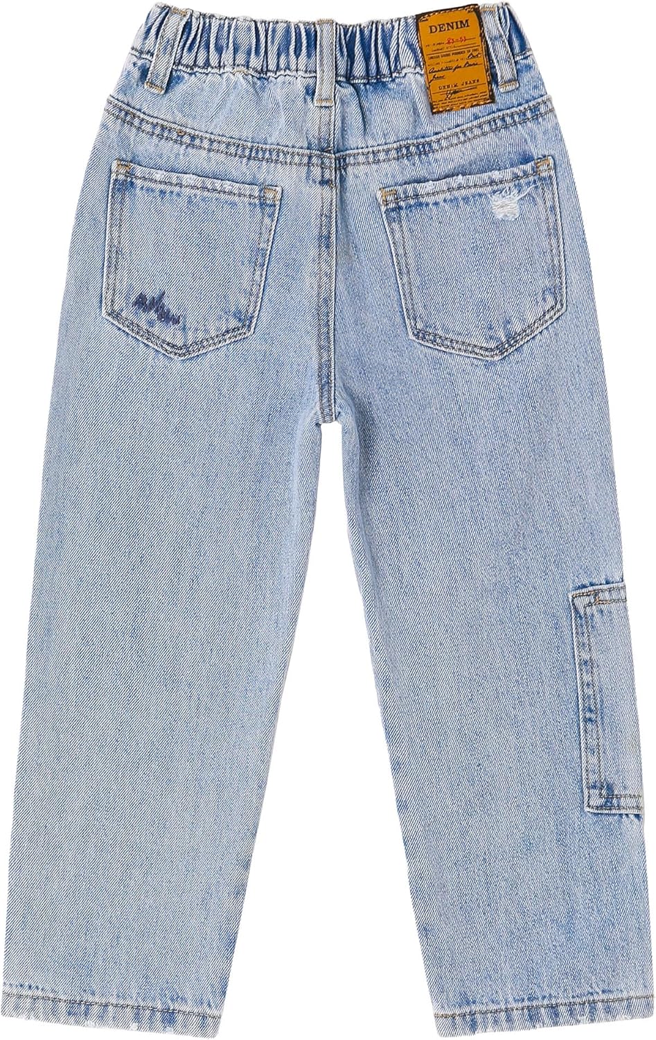 KIDSCOOL SPACE comparable ajustable ripped jeans for boys and girls