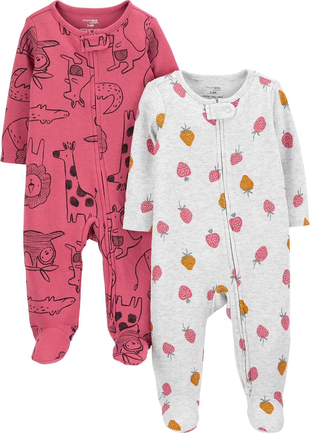 Adorable 2-Pack Thermal Sleepwear for Babies