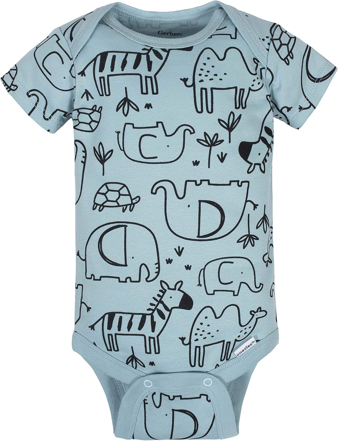 Gerber Baby Boys 8-Pack Short Sleeve Onesies Bodysuits