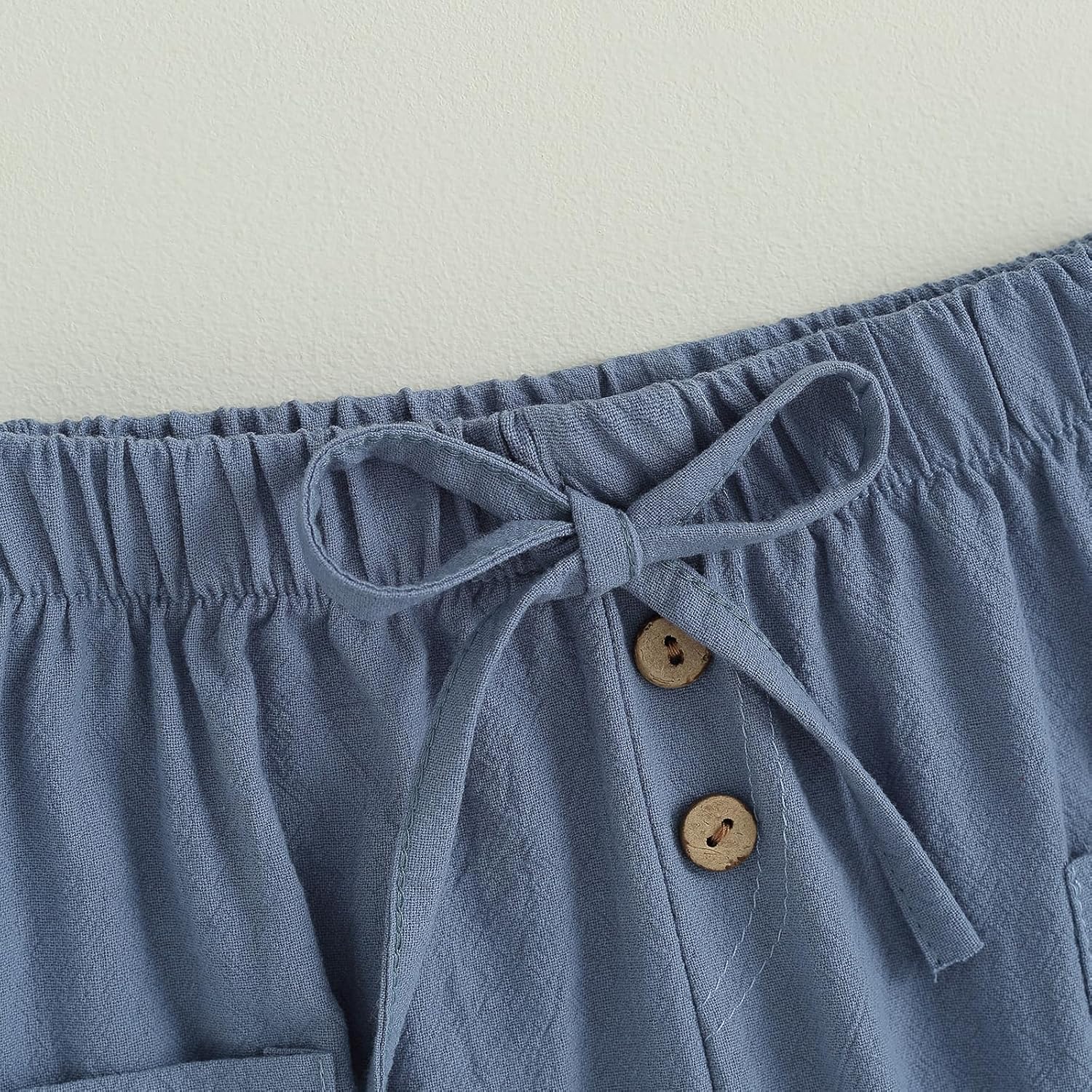 Toddler Boys Cotton Linen Joggers