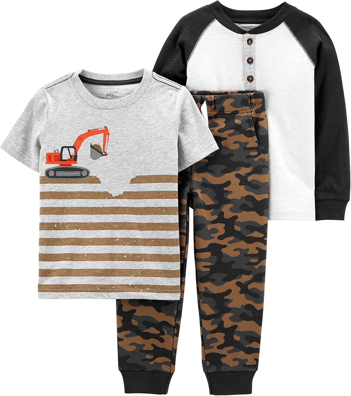 Adorable 3-Piece Playwear Set for Boys