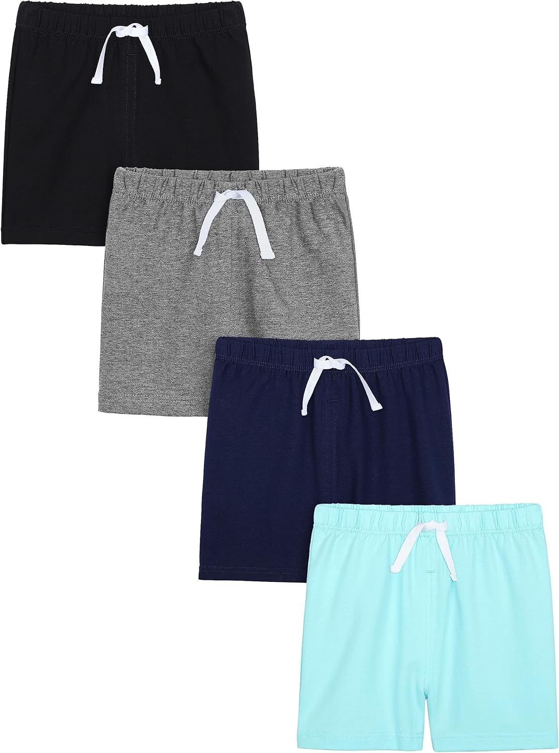 Resinta 4-Piece Baby Boys Cotton Shorts