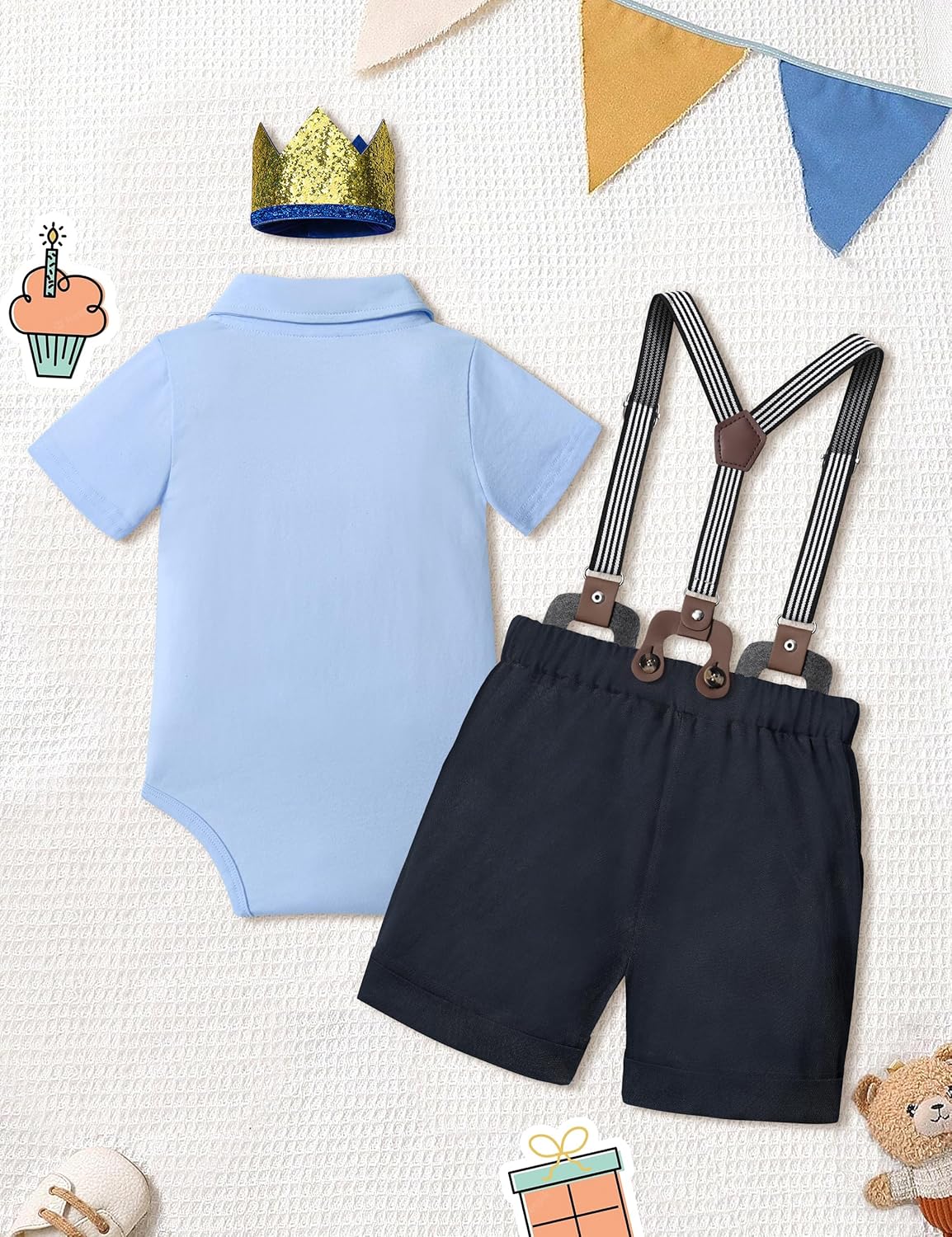 First Birthday Party Outfit Set for Boys Unique Design