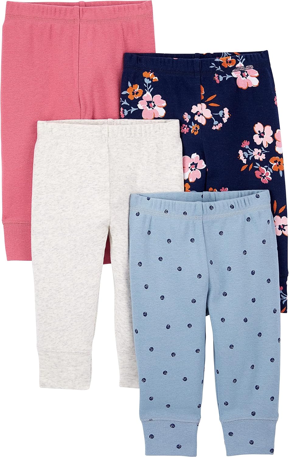 Simple Joys by Carters Baby Girls 4-Pack Pants - 4-Piece Playful Bottoms