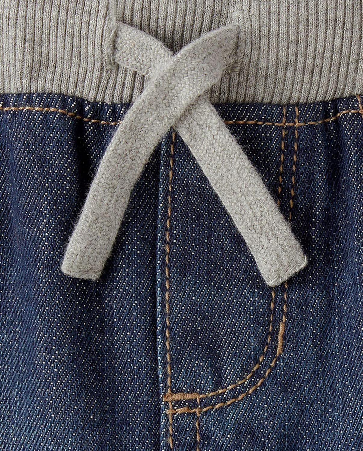 Perfect Creators Little Men Style - Boys Baby Straight Leg Pull On Jeans