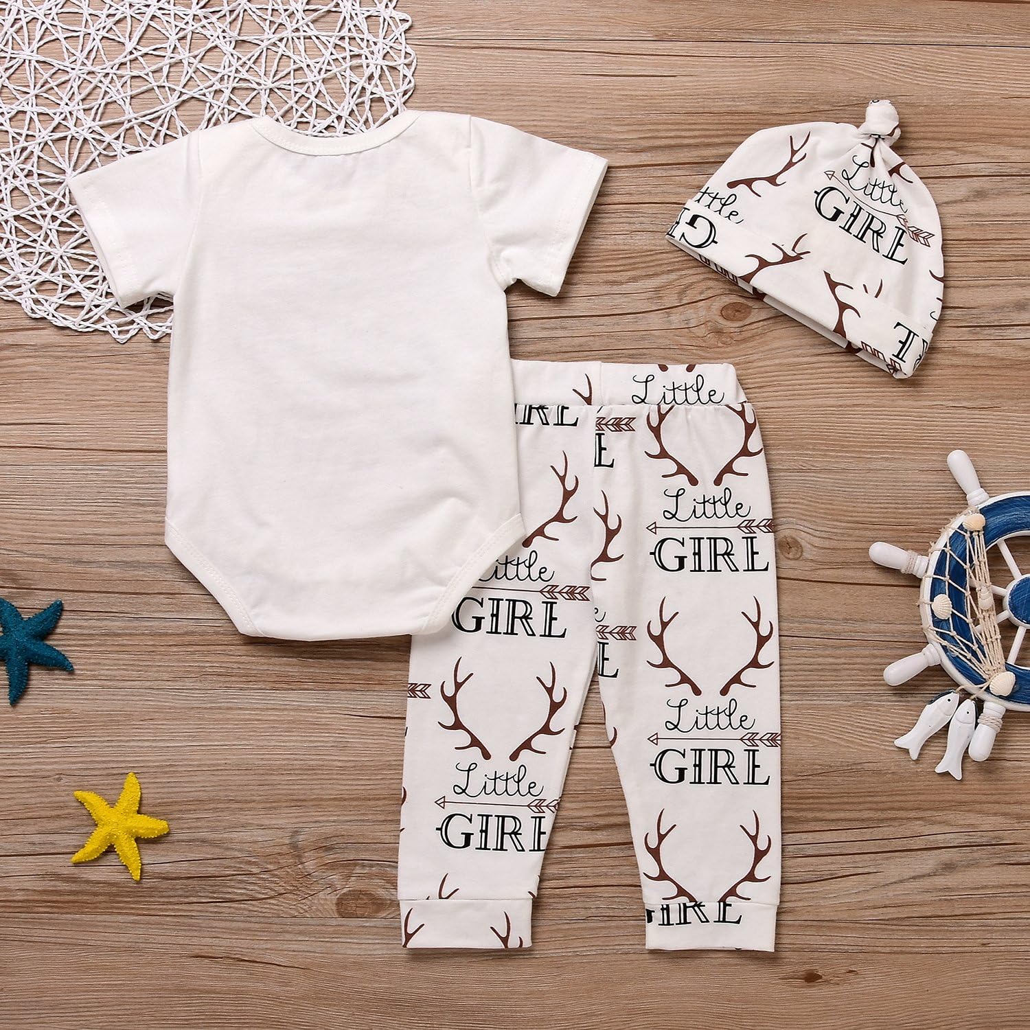 Newborn Suit for Baby shower - deer print