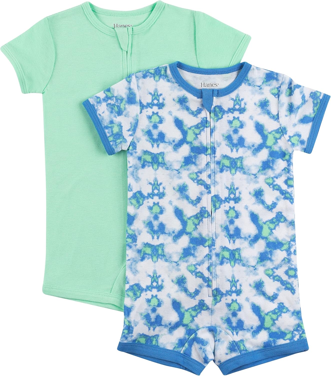Hanes Baby Ultimate Zippin Romper - 2-Pack 0-24 Months