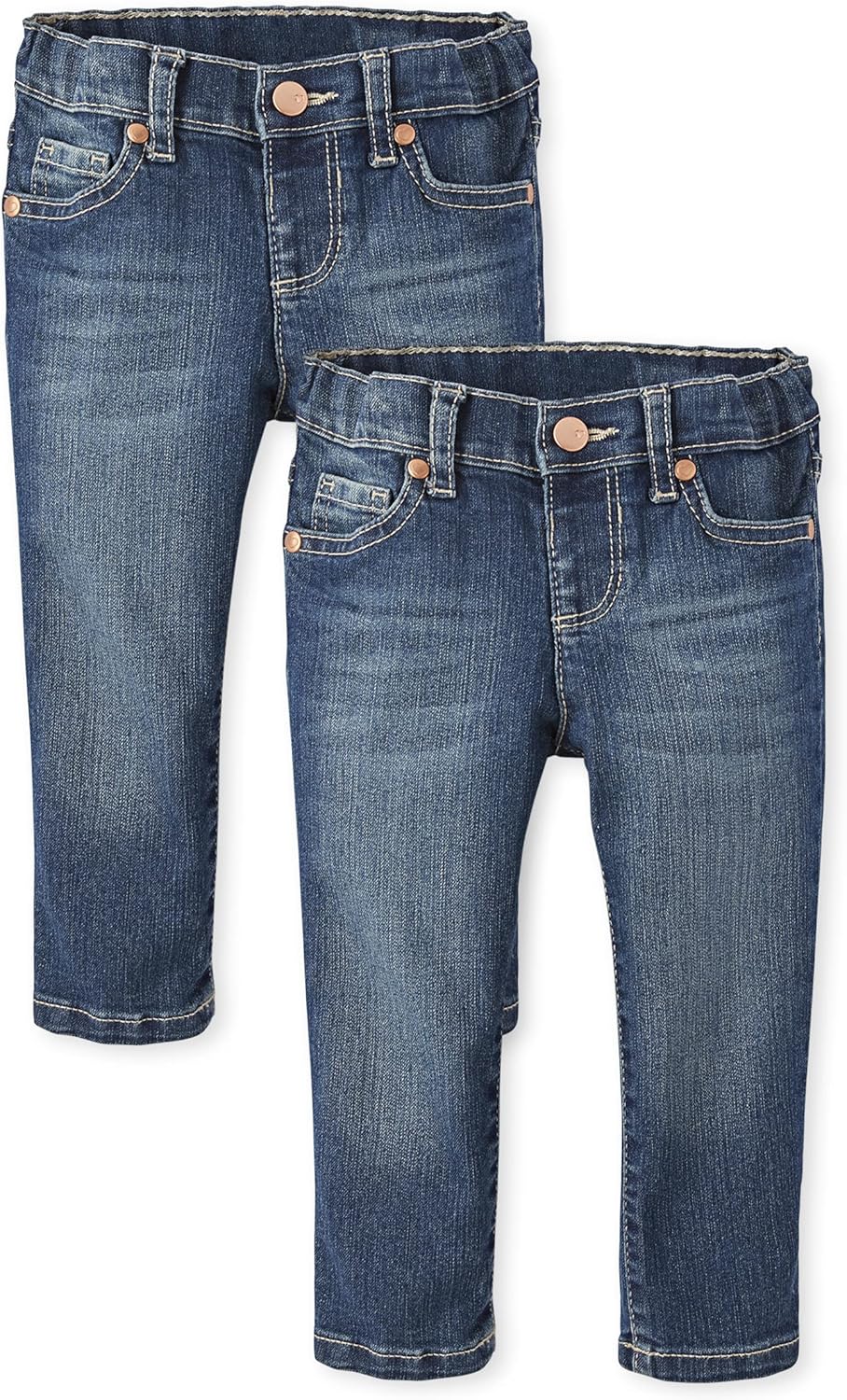 The Childrens Place Baby Style Skinfitters Skinny Jeans x2
