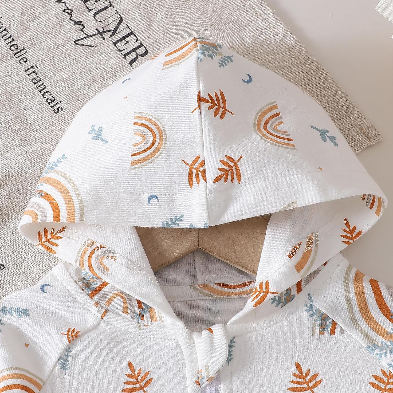 Cotton Full-Zip Baby Hoodie 0-24 Months Premium Design