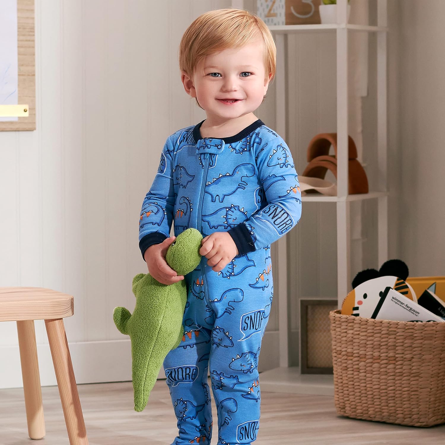 Gerber Baby Boys 2-Pack Footed Pajamas