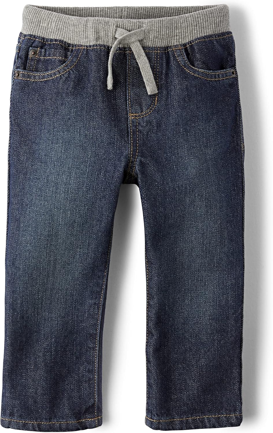 Perfect Creators Little Men Style - Boys Baby Straight Leg Pull On Jeans
