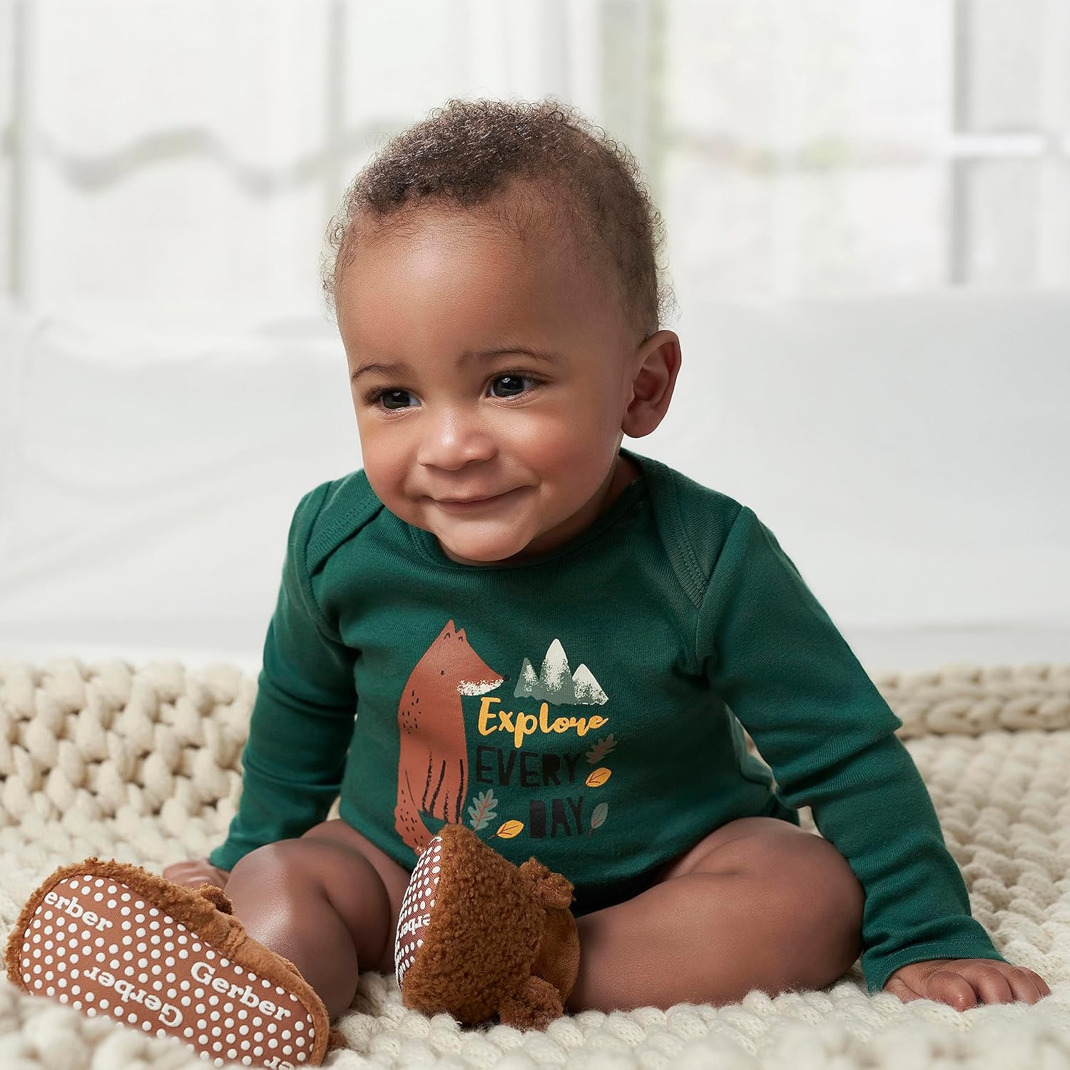 Gerber Baby Boys 6-Pack Long-Sleeve Onesies