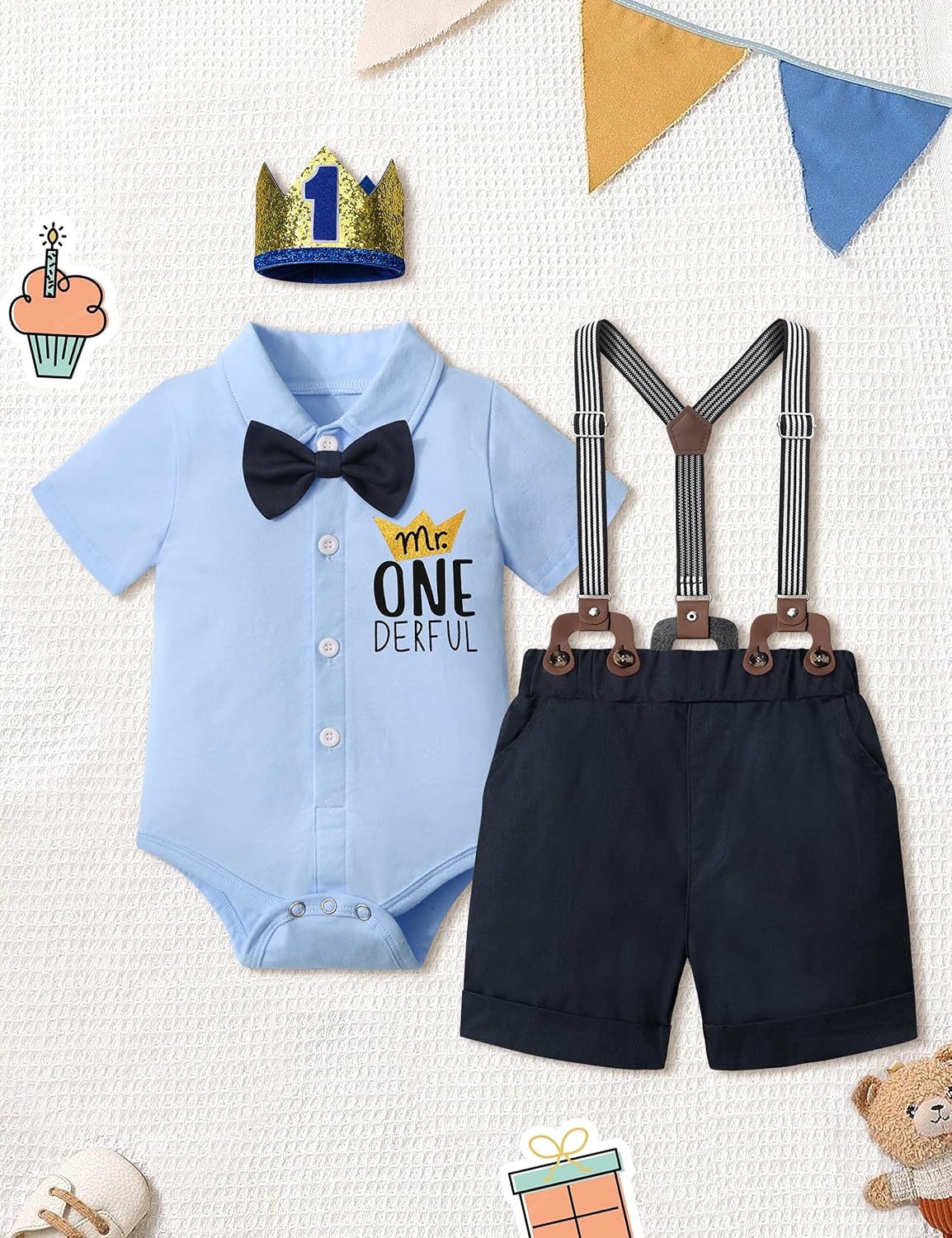 First Birthday Party Outfit Set for Boys Unique Design