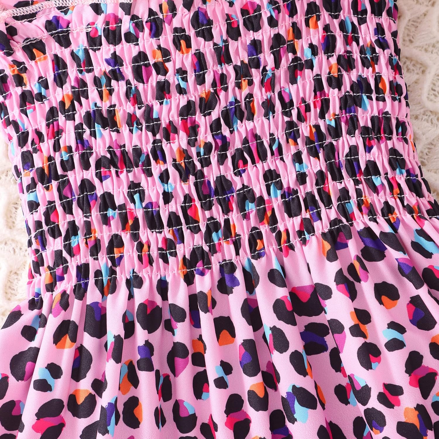Tkria Little Girls Summer Ruffle Sleeve Sundress