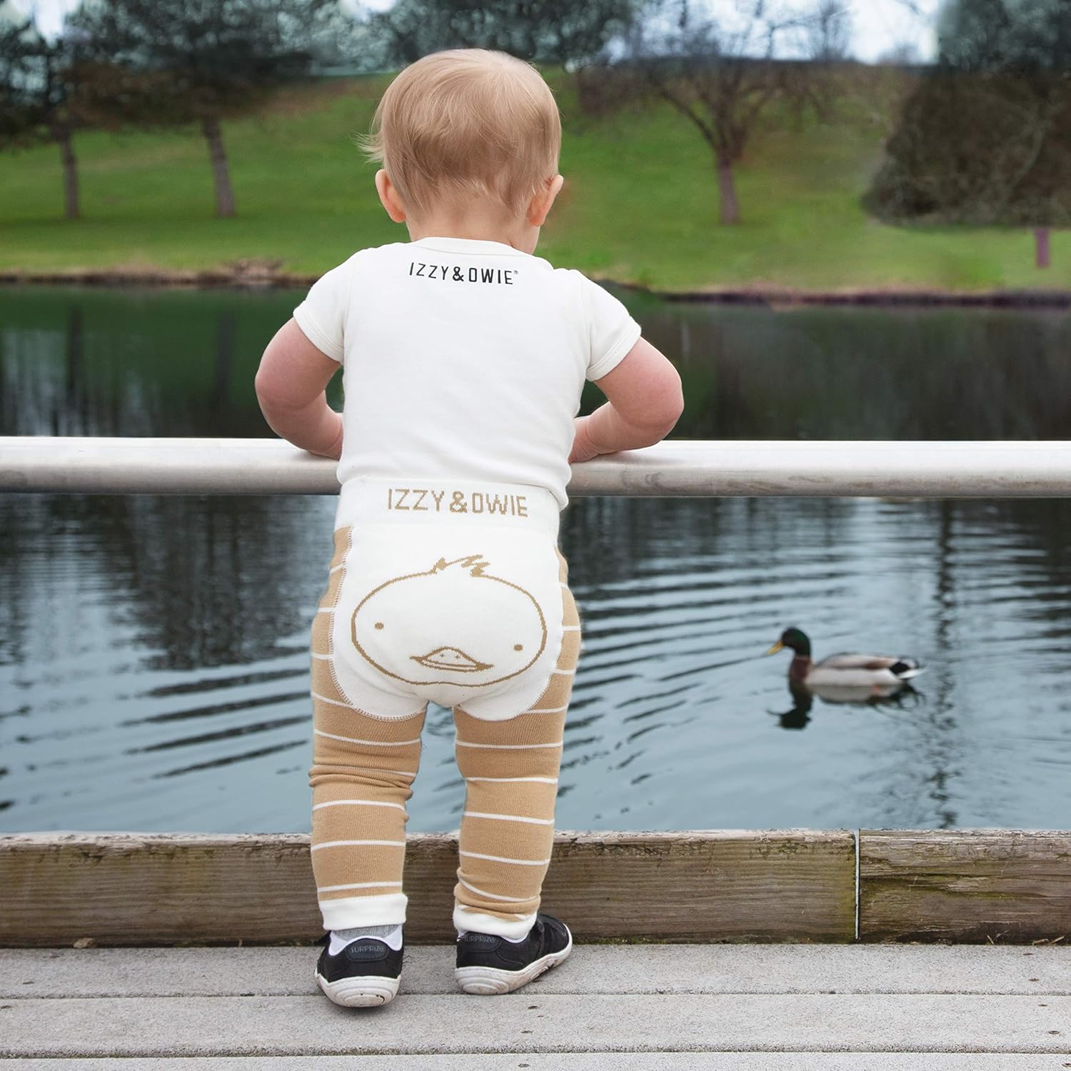 Pavilion Duck Quacking Leak-Free Leggings for Babies