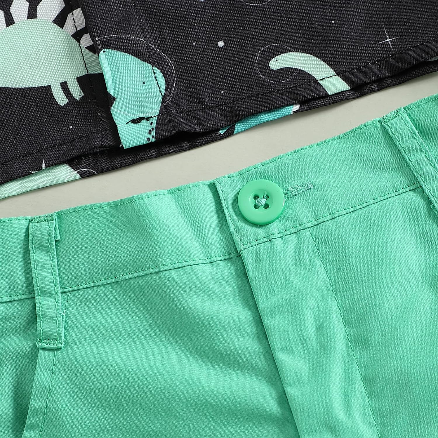 Tsnbre Dinosaur-Themed Toddler Boy Clothing Set