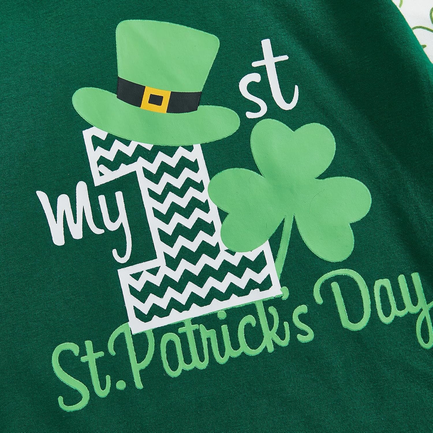BemeyourBBs St Patricks Day First Day Baby Romper Set