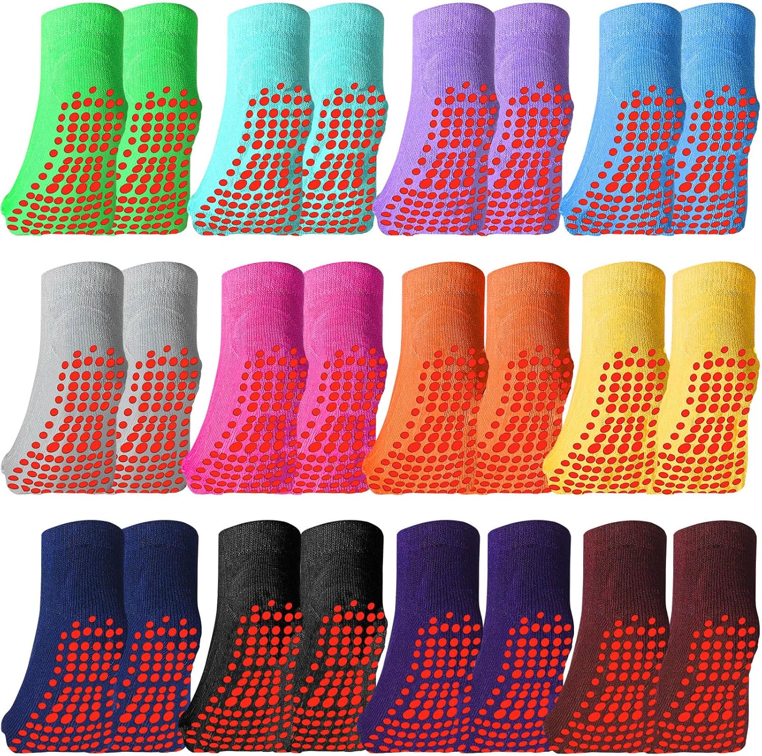 Geyoga Non-Slip Ankle Socks