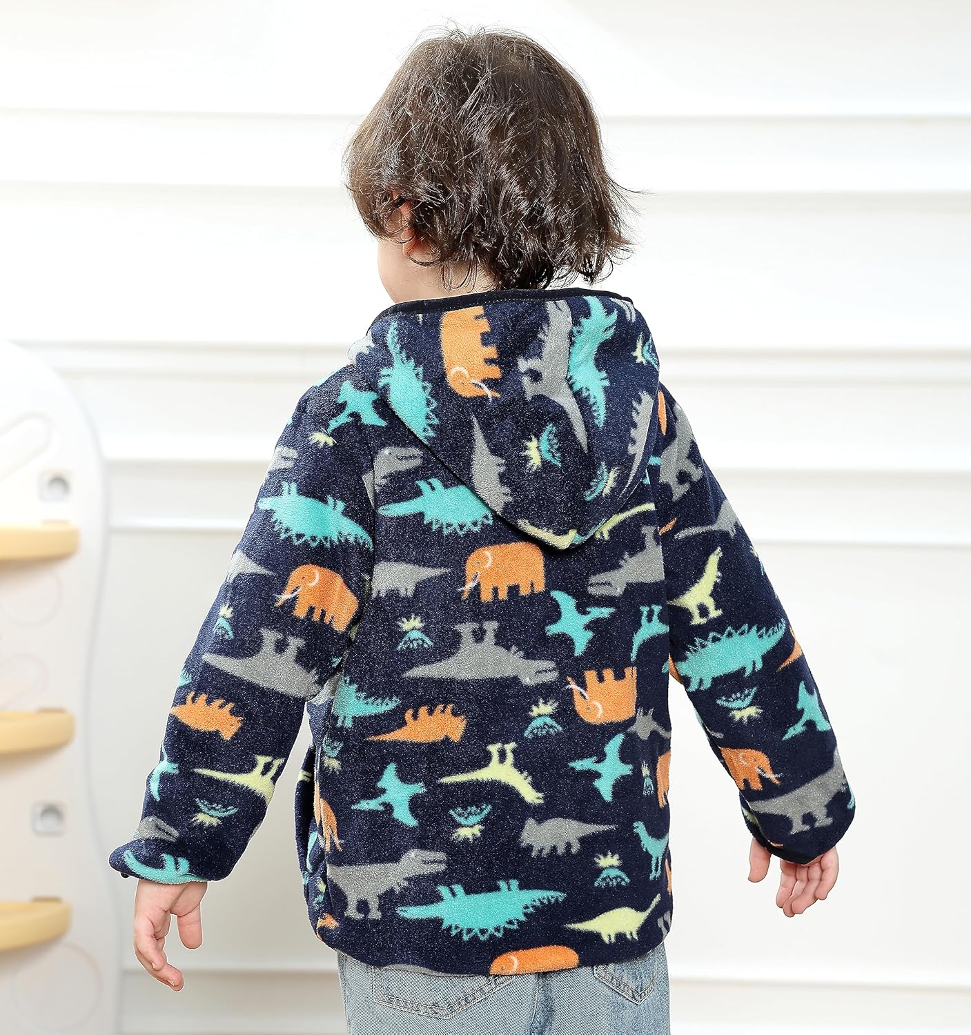Feidoog Toddler Fleece Jacket - Soft Waterproof Cute Design Perfect for Kids