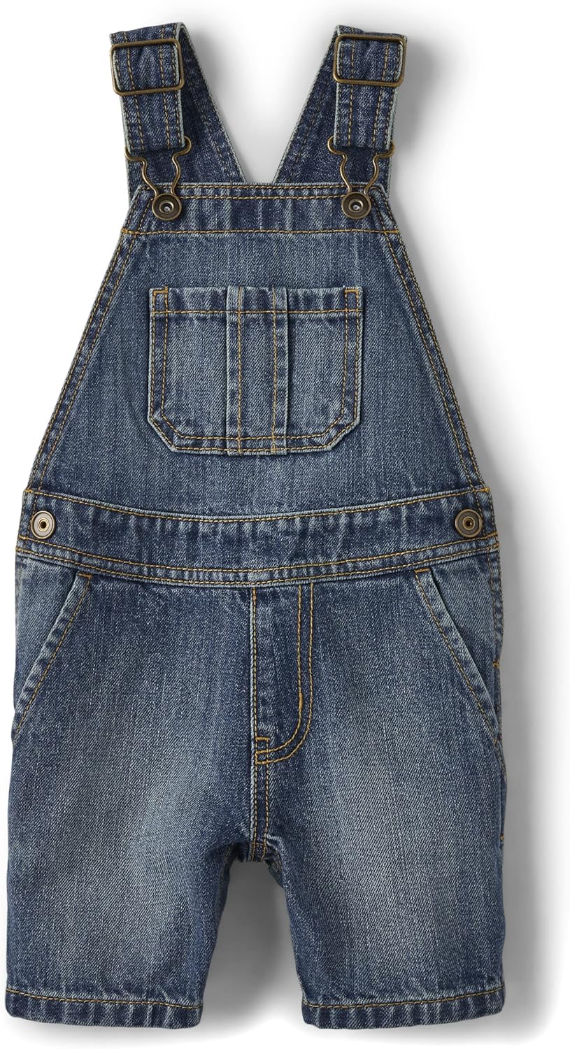 Bounce into Style The Childrens Place Baby Boys Denim Overall
