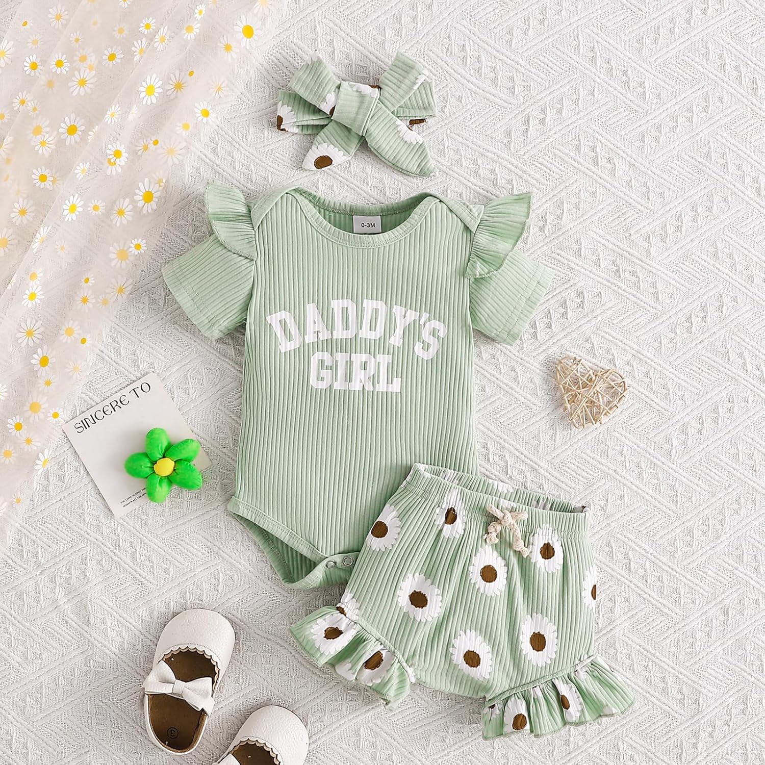 Adorable 3PC Baby Outfit