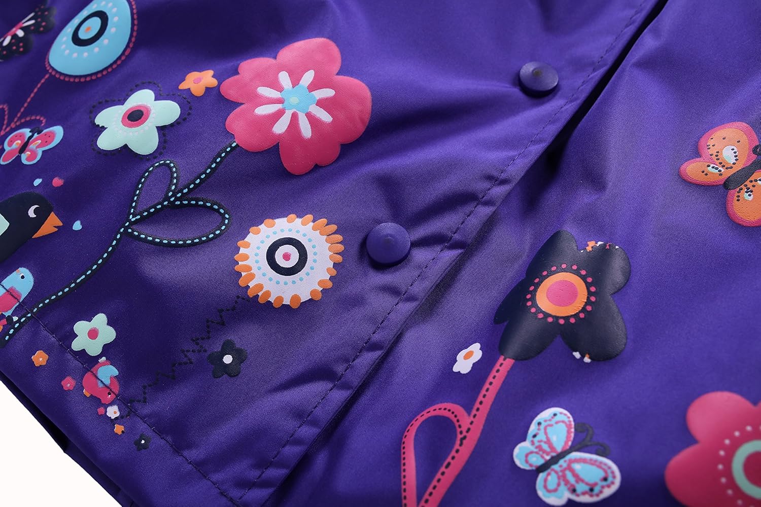 LZH - Waterproof rain jacket with pants child-friendly design