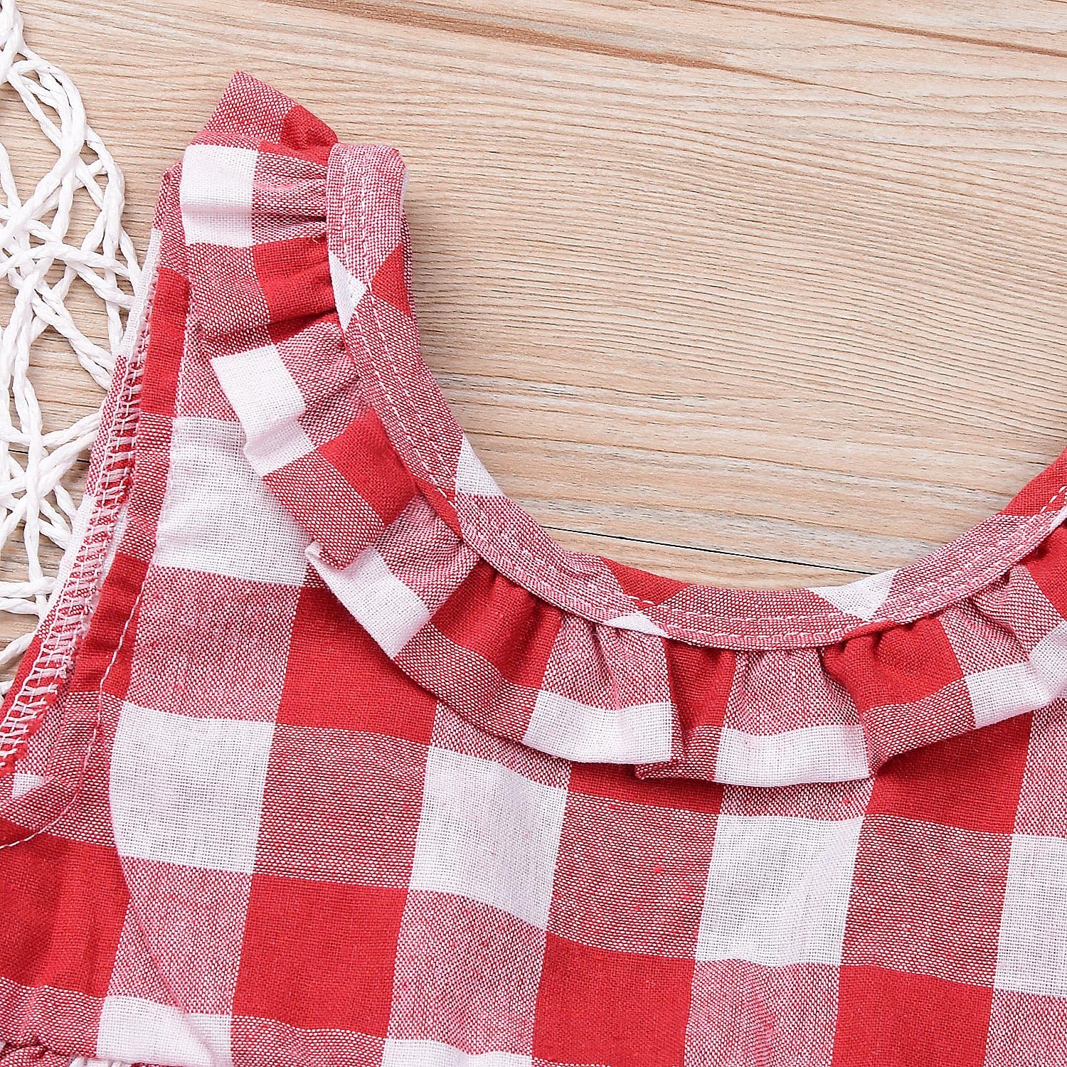 Perfect Baby Girl Outfit STylish Tank Top Denim Shorts for Girls