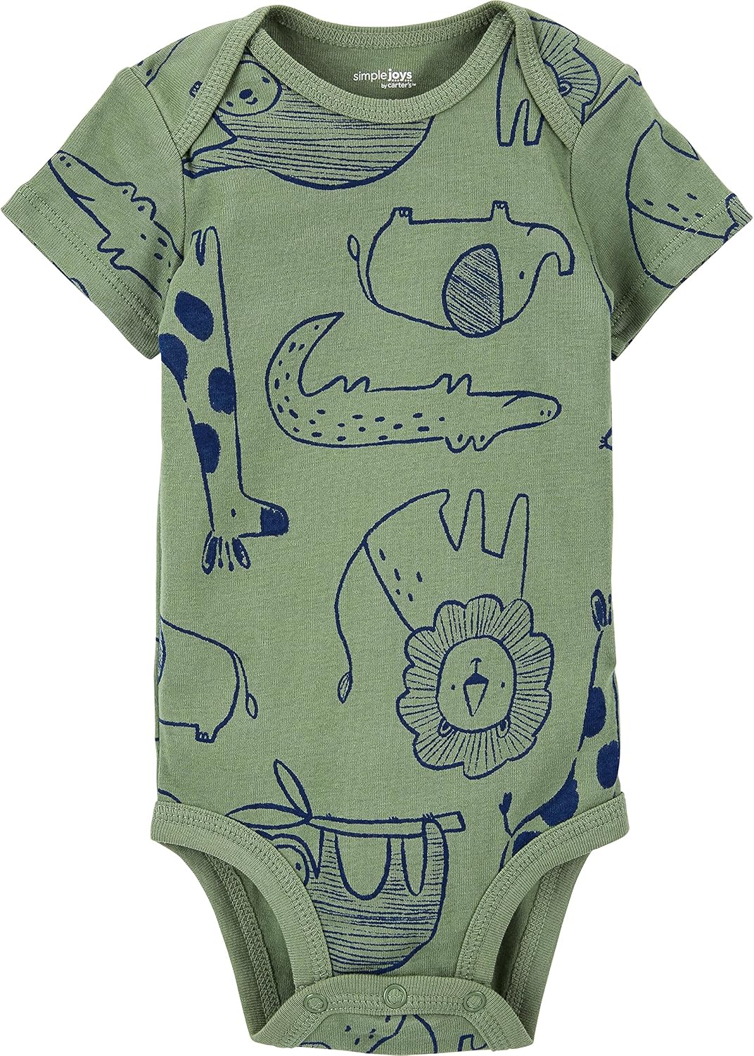 6-Pack Body Suits Set for Boys