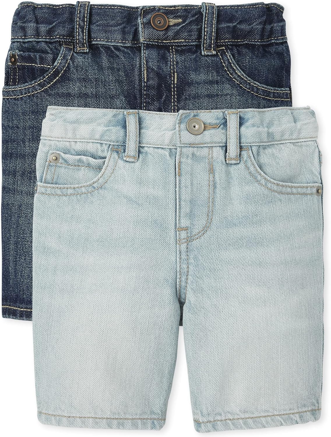 The Childrens Place Boys and Toddler Denim Shorts Breathable Comfortable